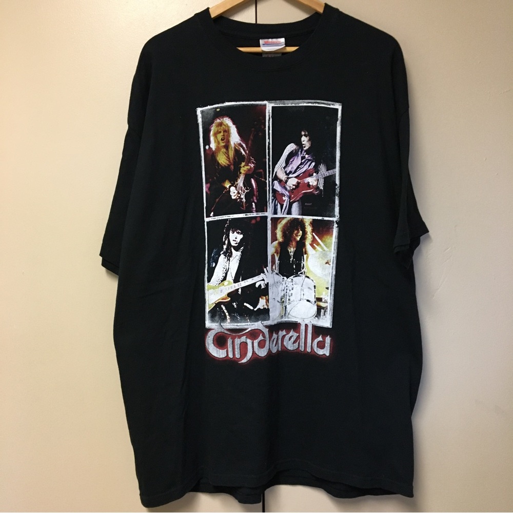 Cinderella band shirt size 2XL music y2k